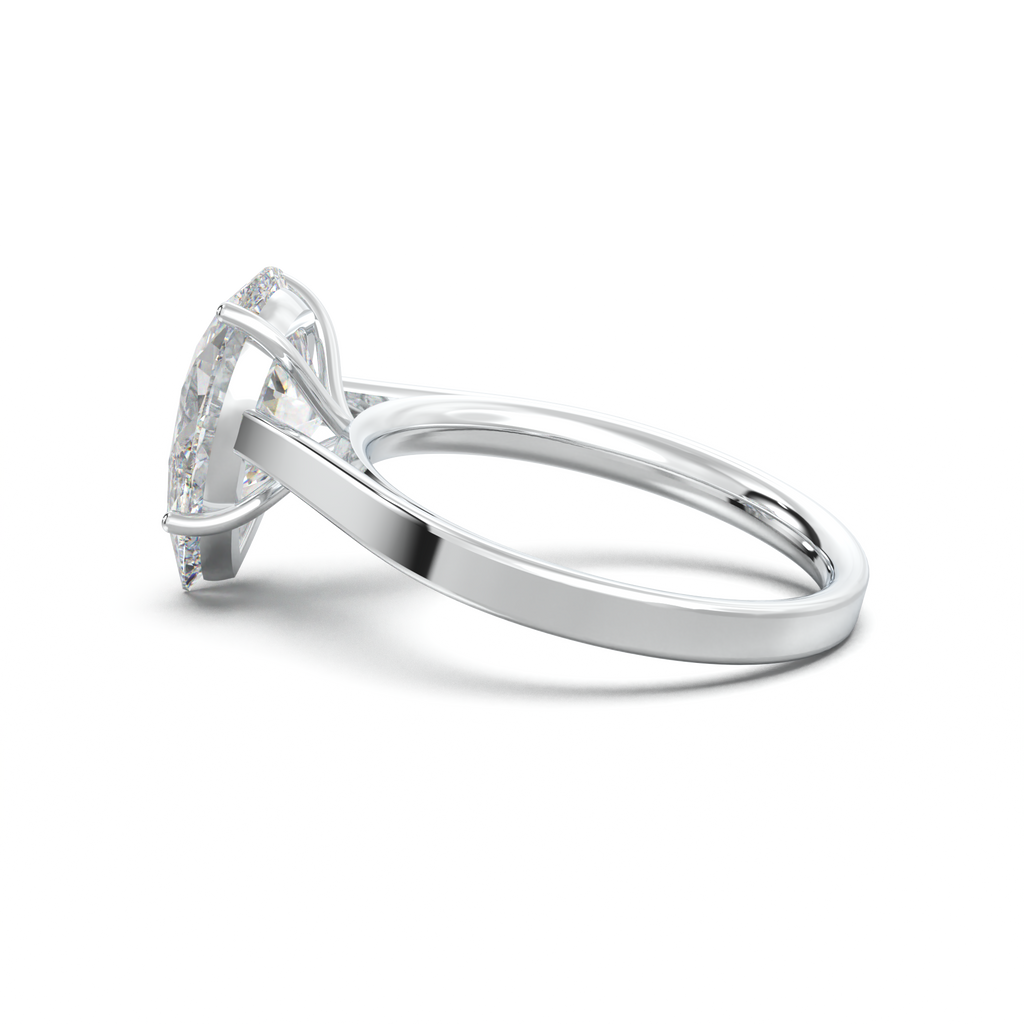 Pear Solitaire Engagement Ring