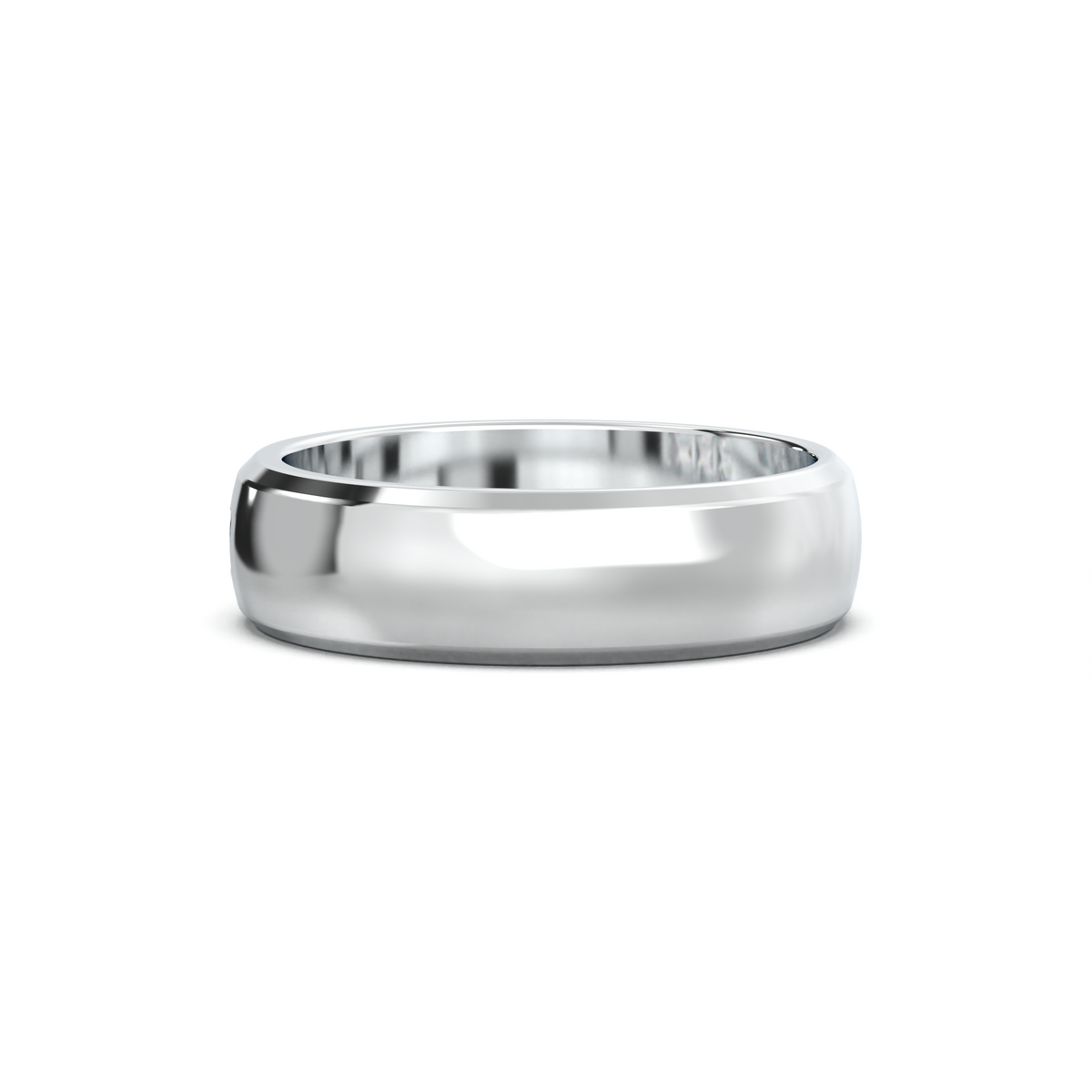 Three-Emerald Inlay Men's Band