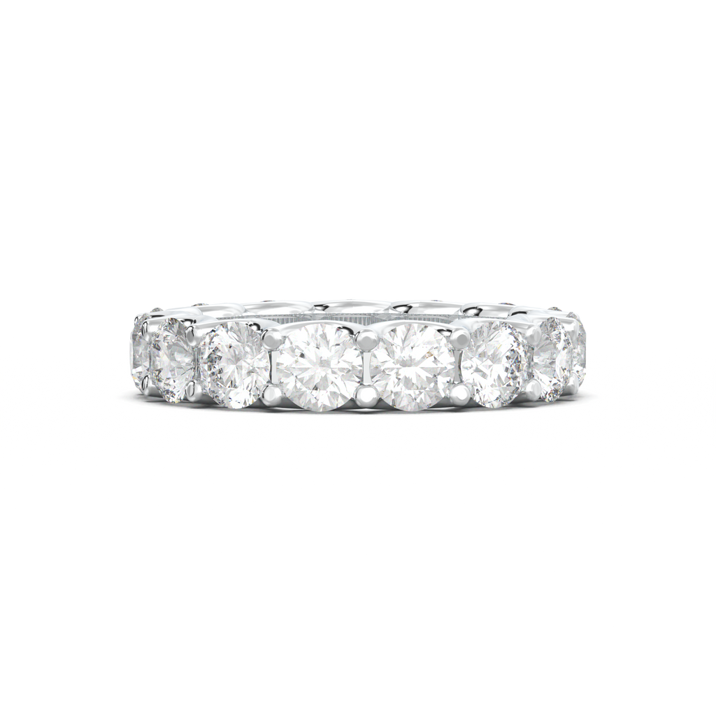 Round Eternity Wedding Band