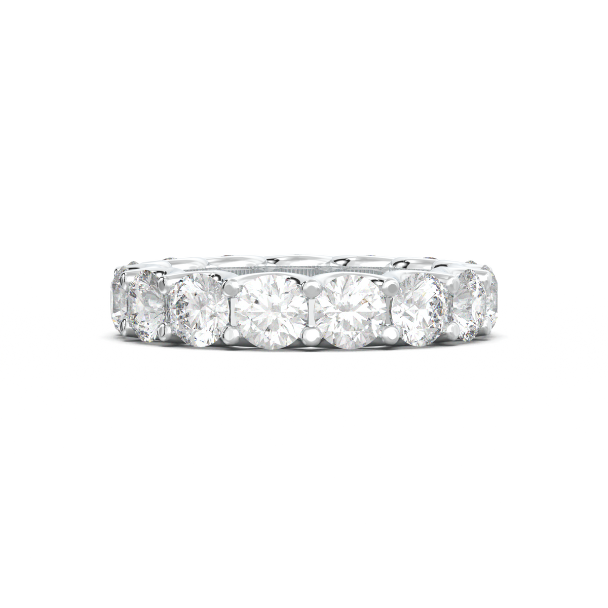 Round Eternity Wedding Band