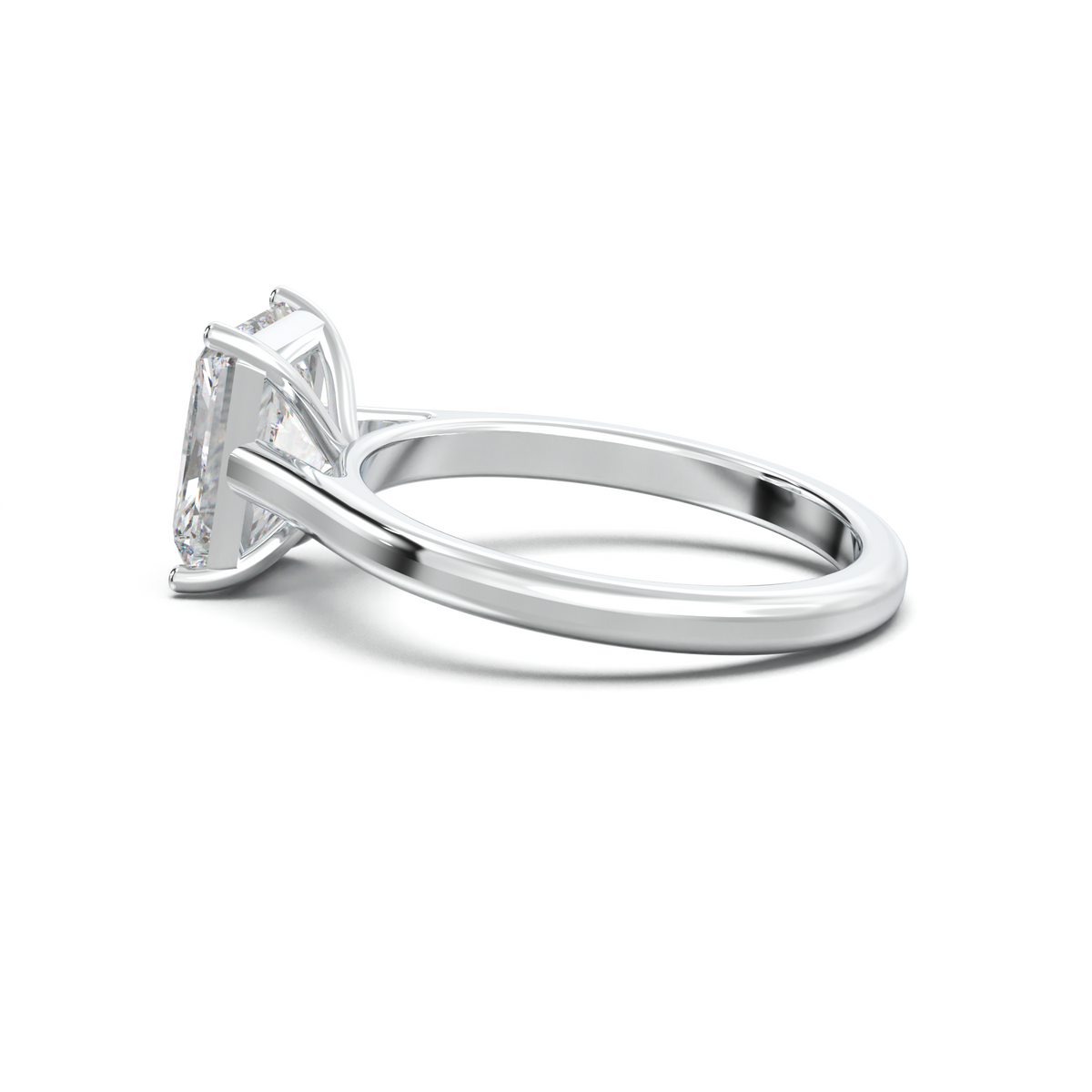 Radiant Solitaire Engagement Ring