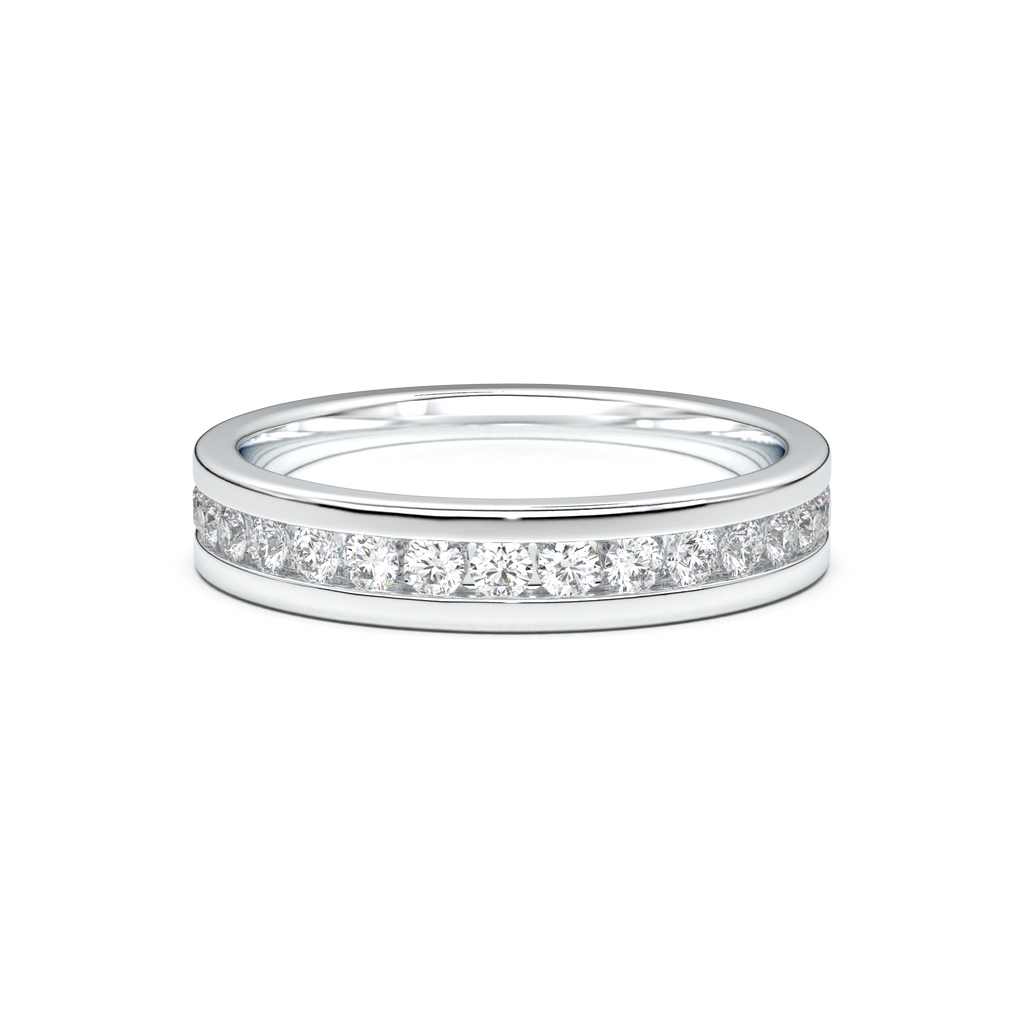 Channel-Set Diamond Men's Band