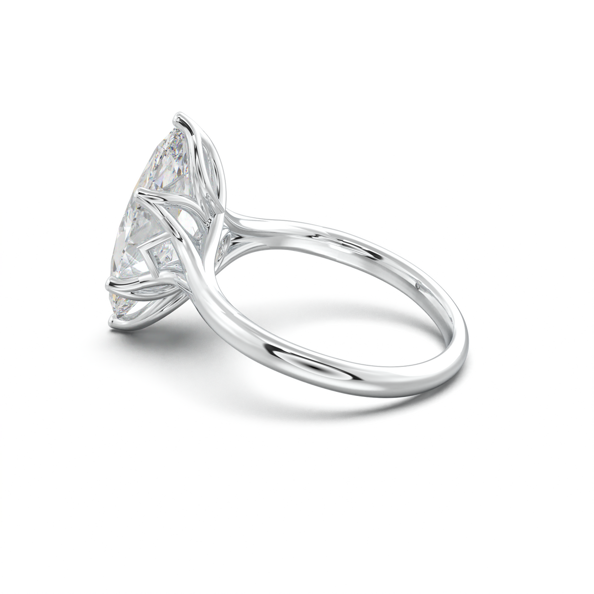 Marquise Solitaire with Hidden Diamond Accent