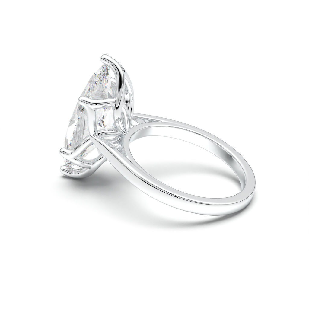 Marquise Solitaire Engagement Ring