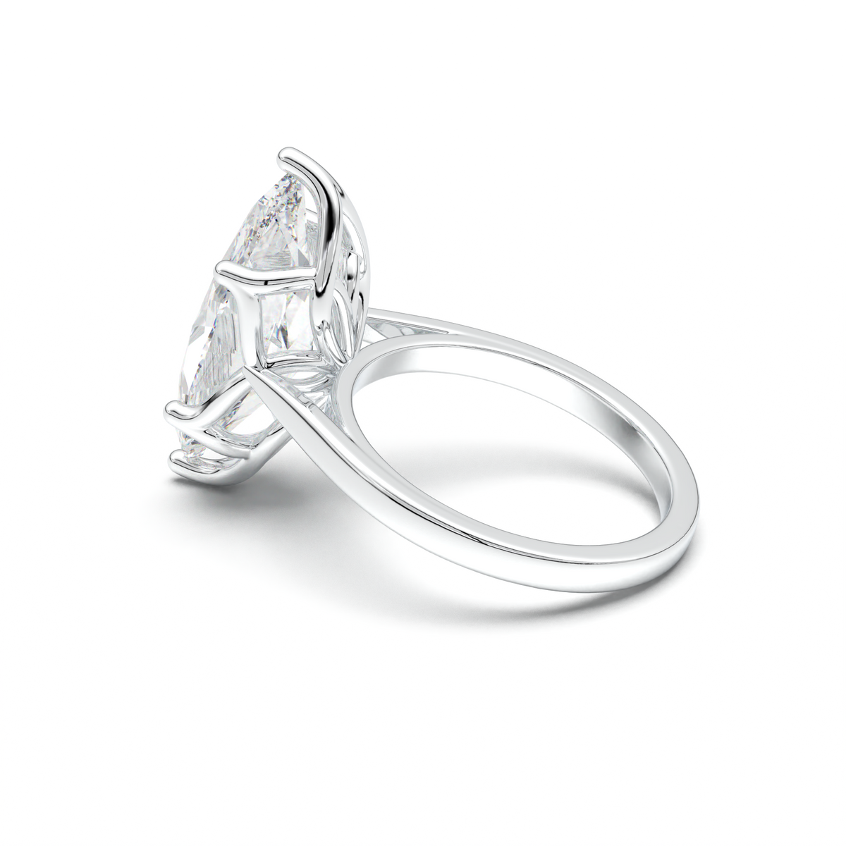 Marquise Solitaire Engagement Ring