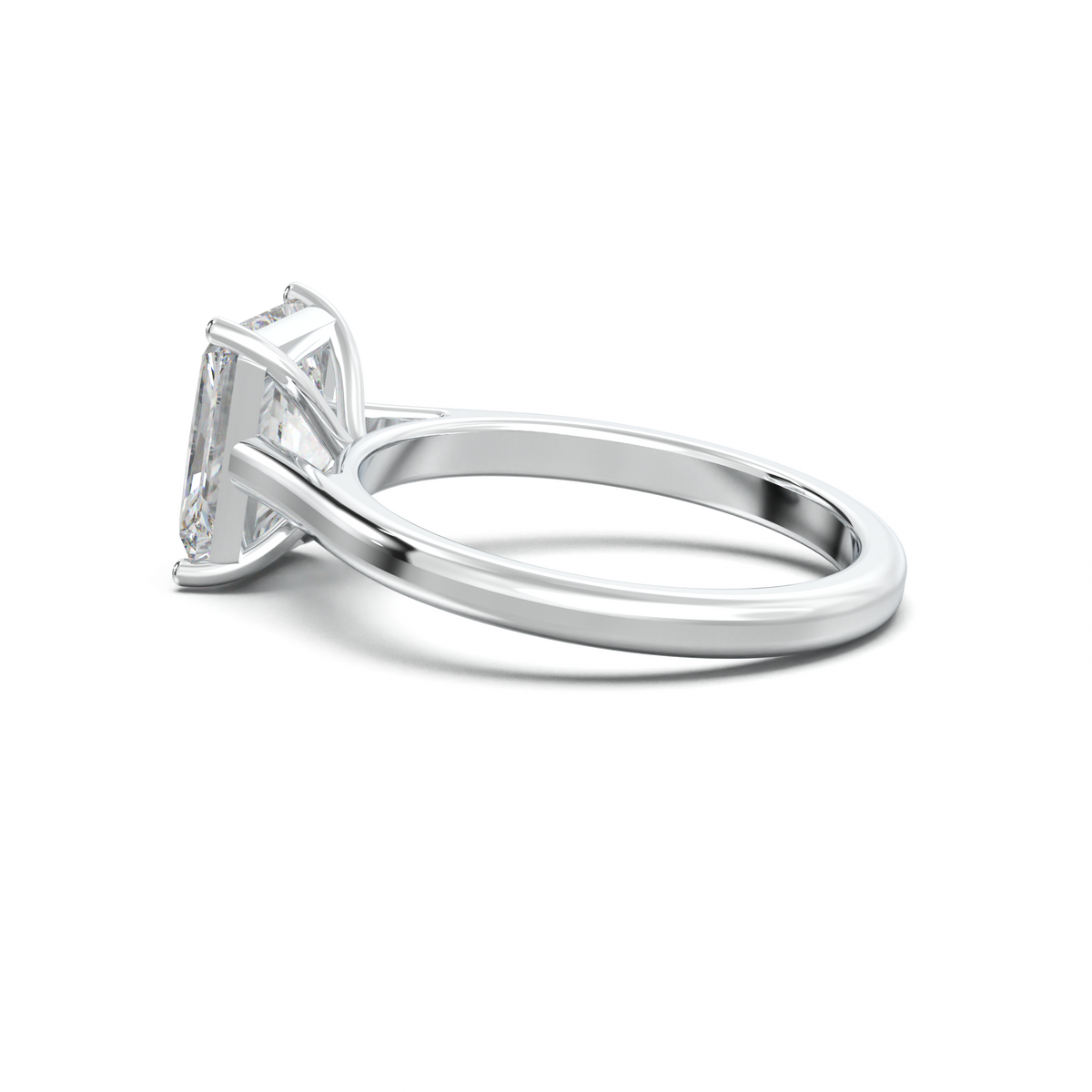 Radiant Solitaire Engagement Ring