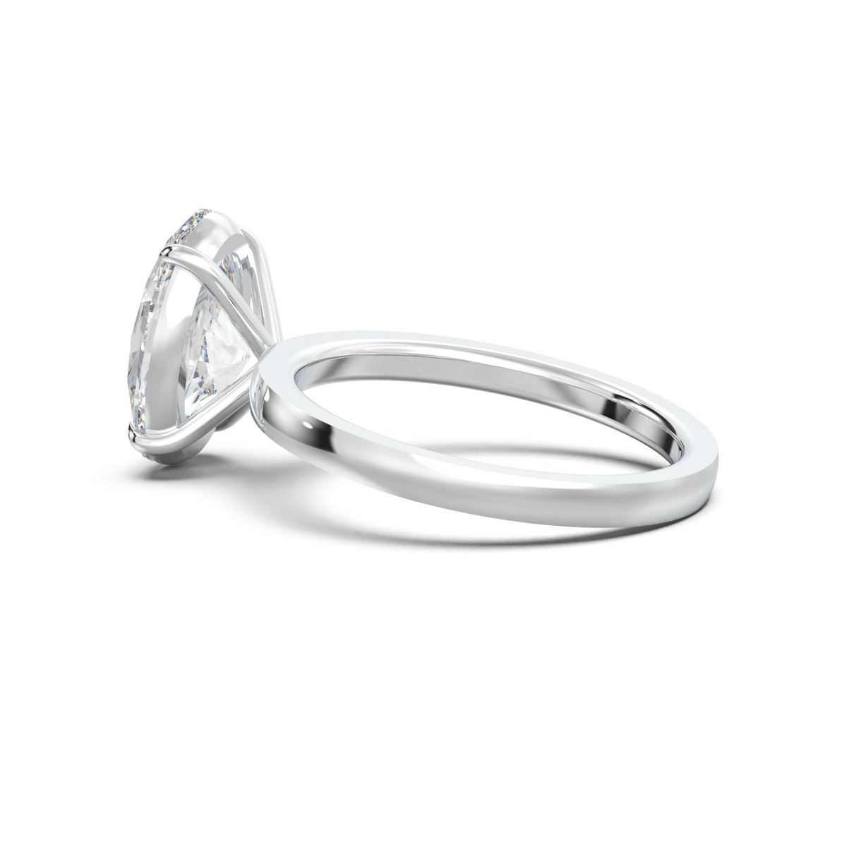 Oval Solitaire Engagement Ring