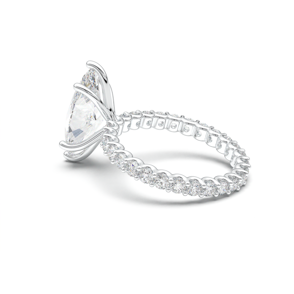 Marquise Pavé Engagement Ring