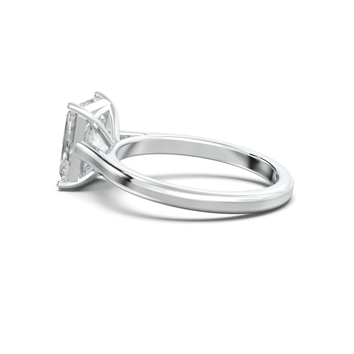 Radiant Solitaire Engagement Ring