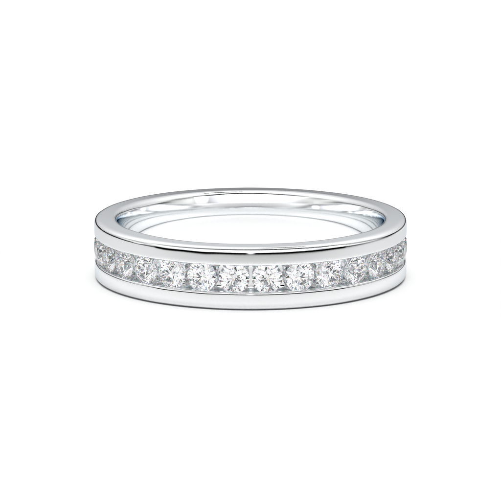 Channel-Set Diamond Men's Band