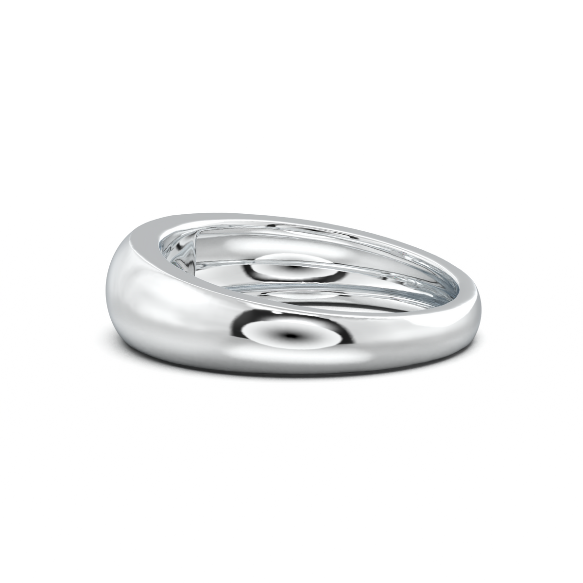 Flush-Set Marquise Men's Band