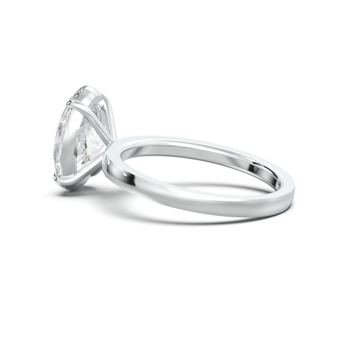 Oval Solitaire Engagement Ring