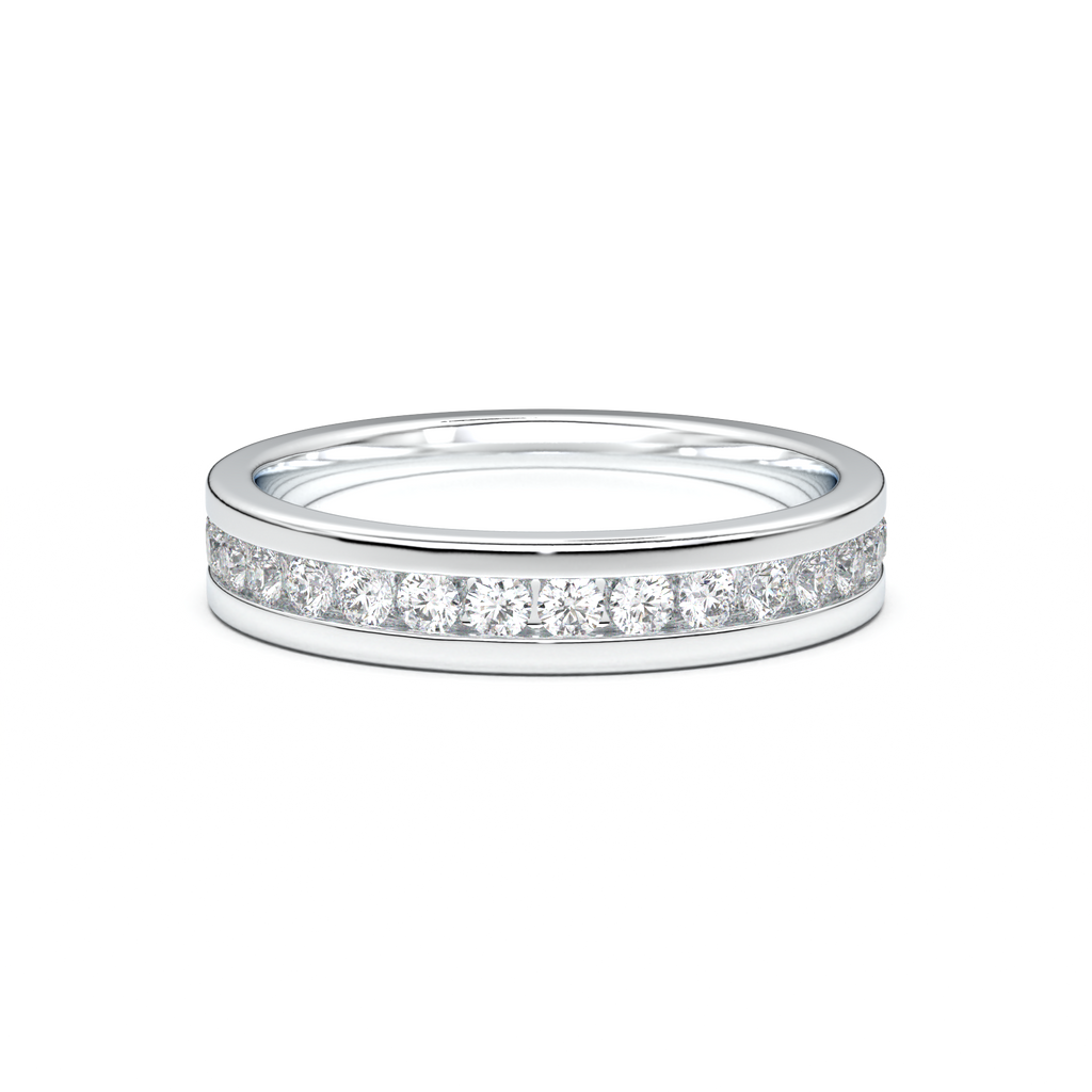Channel-Set Diamond Men's Band