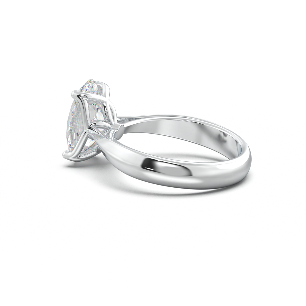 Oval Solitaire Engagement Ring
