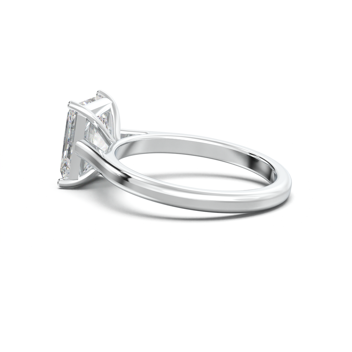 Radiant Solitaire Engagement Ring