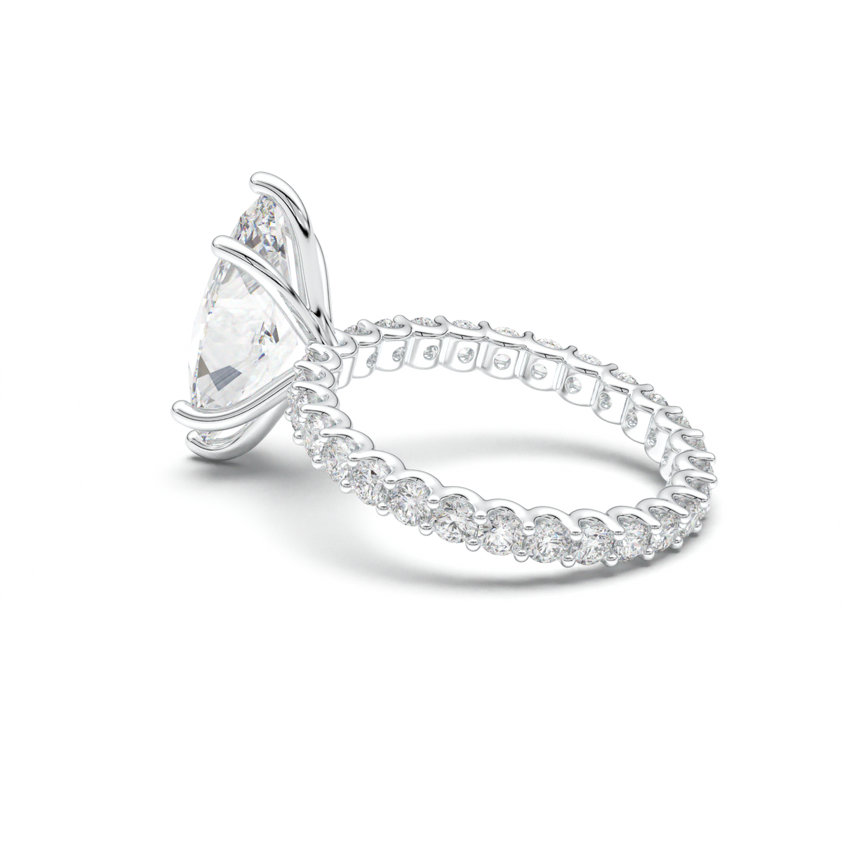 Marquise Pavé Engagement Ring