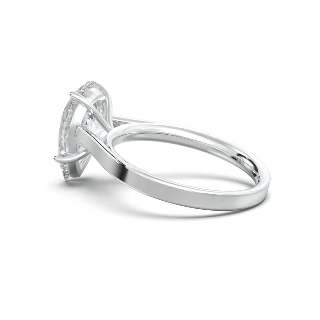 Pear Solitaire Engagement Ring