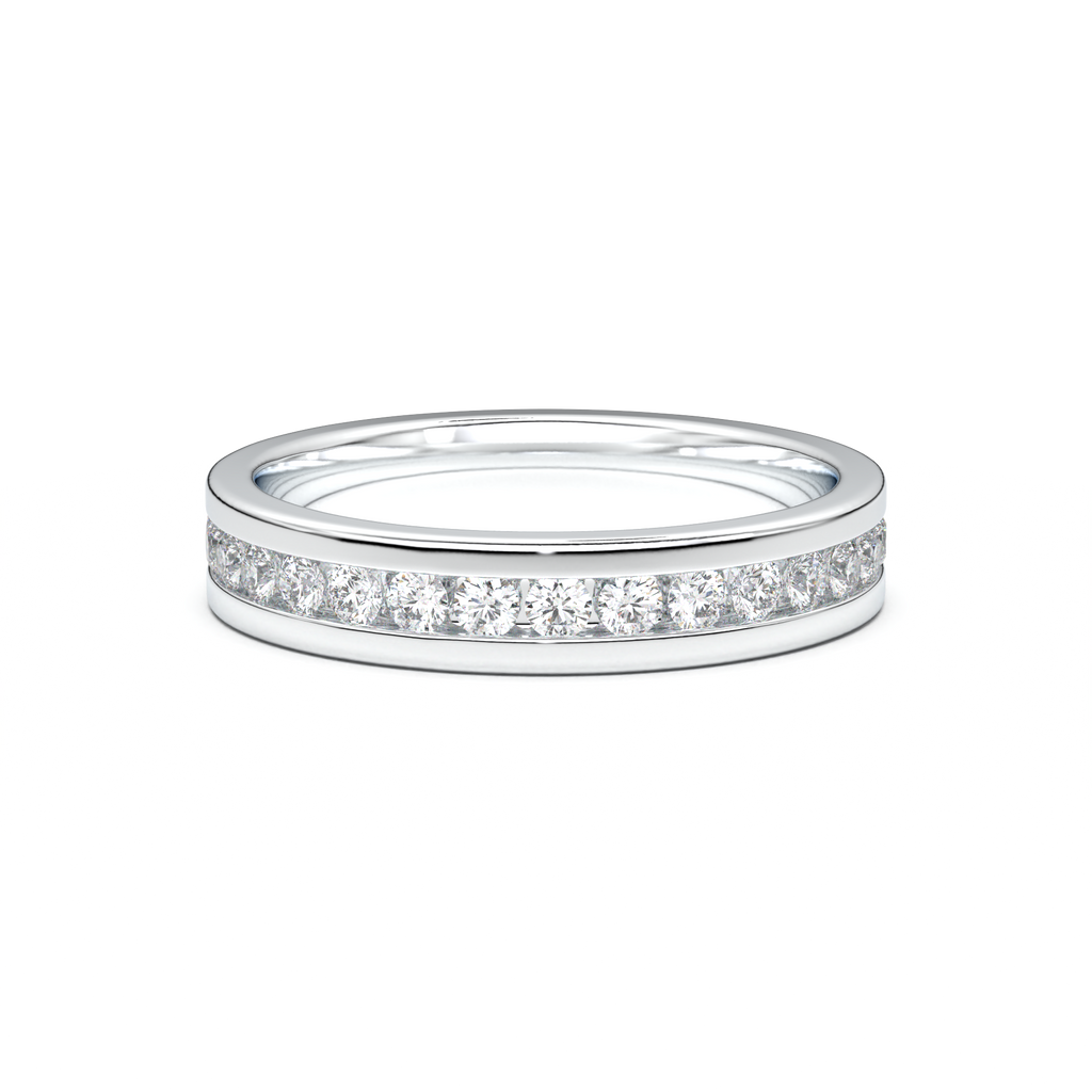 Channel-Set Diamond Men's Band