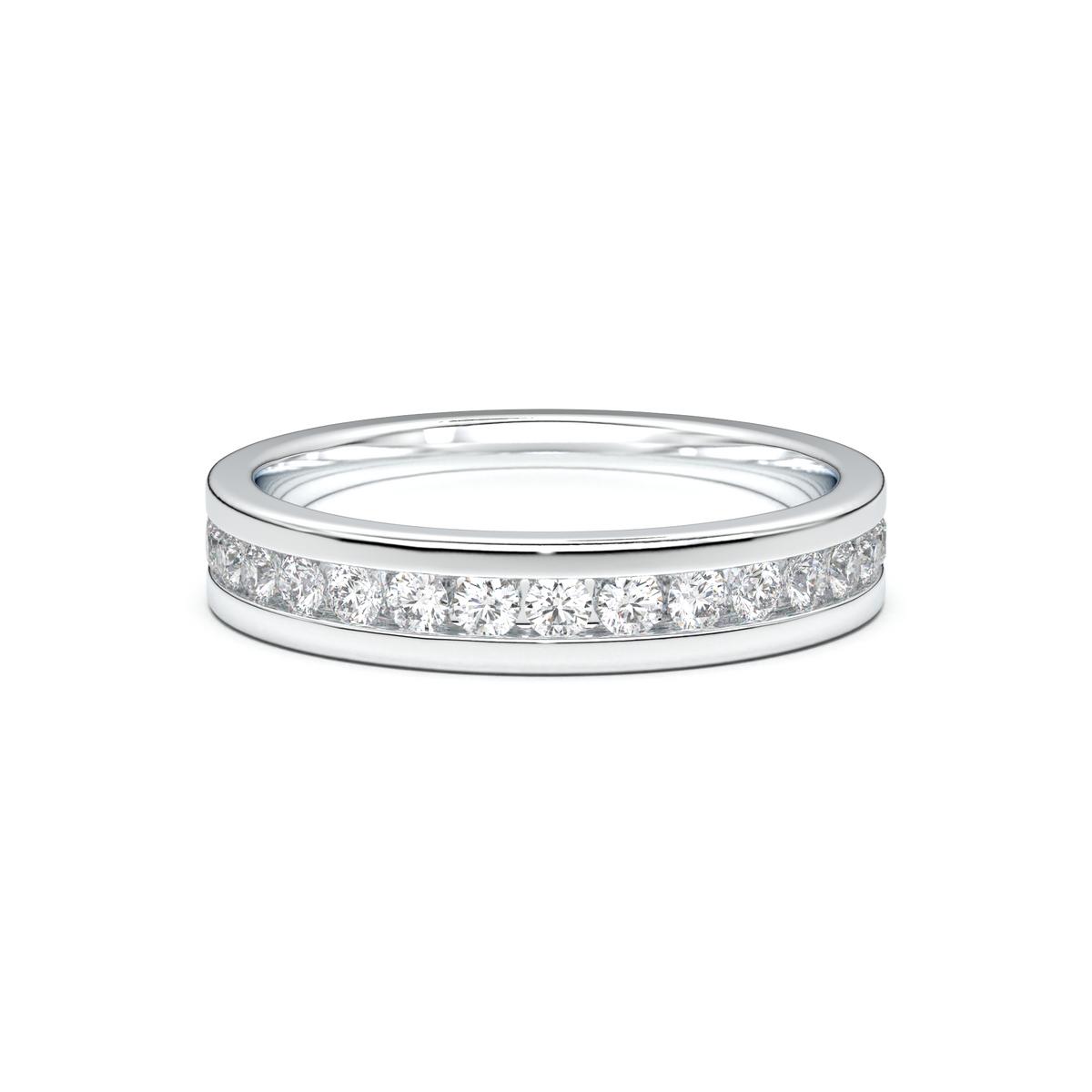 Channel-Set Diamond Men's Band