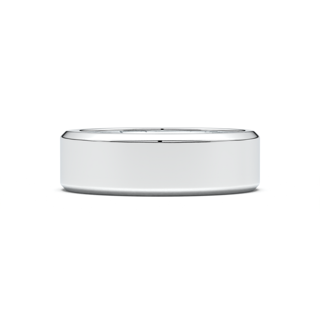 Flush-Set Round Men's Band