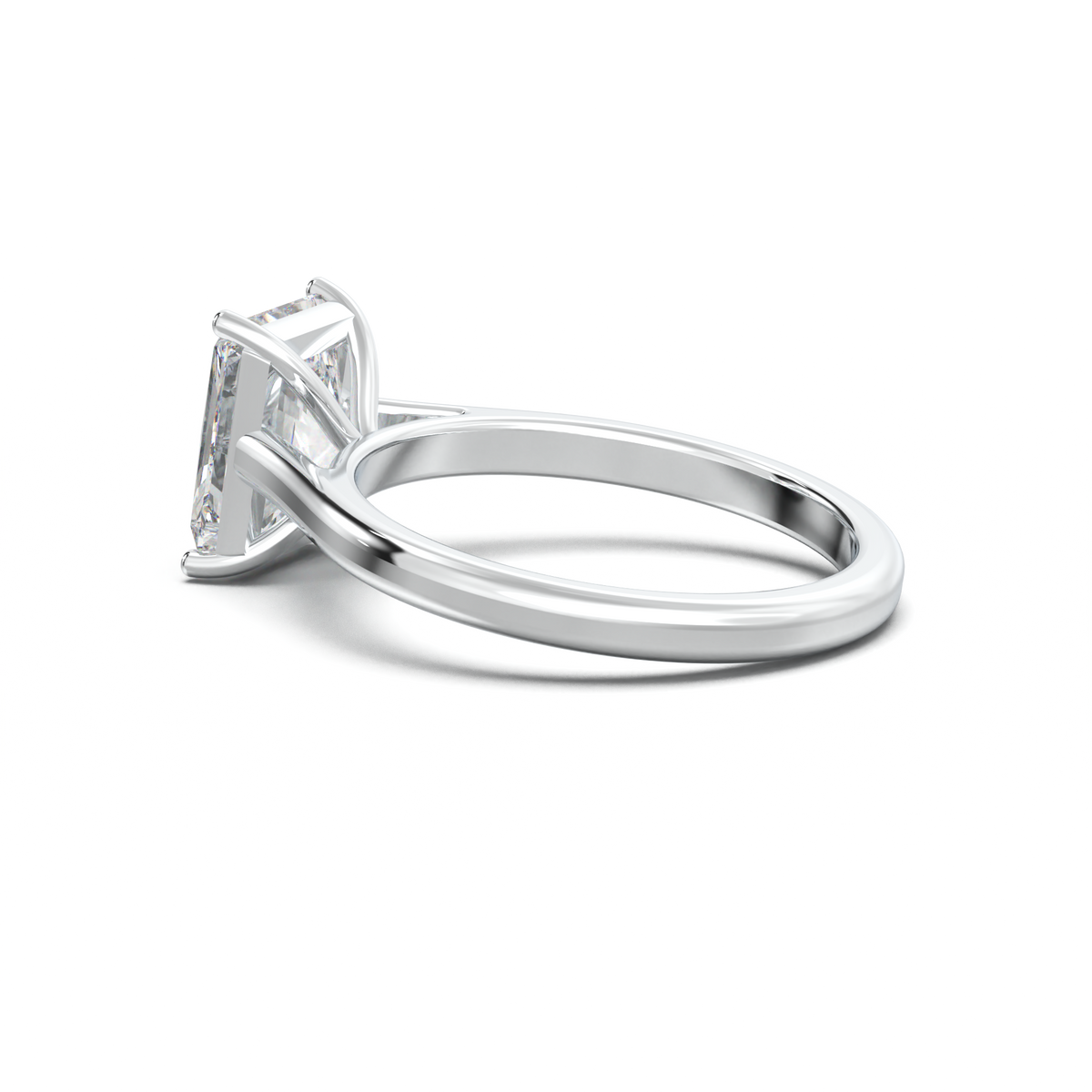 Radiant Solitaire Engagement Ring
