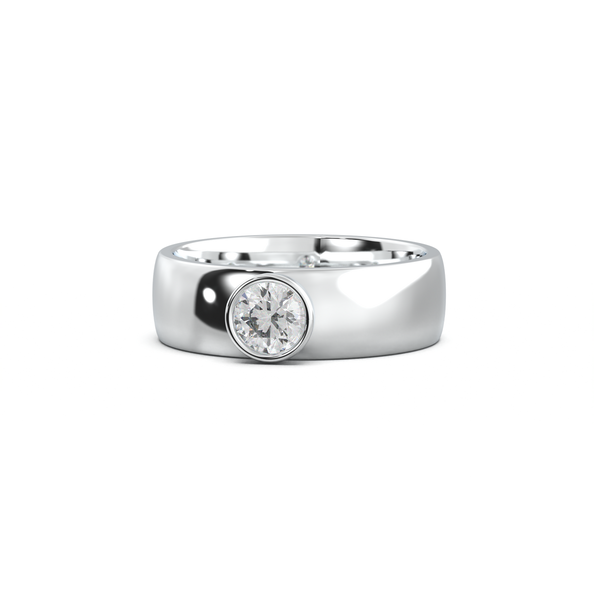 Round Bezel Men's Band