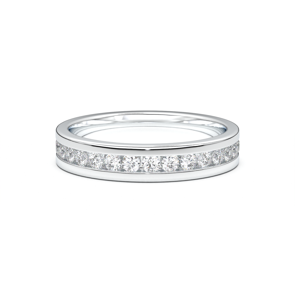 Channel-Set Diamond Men's Band