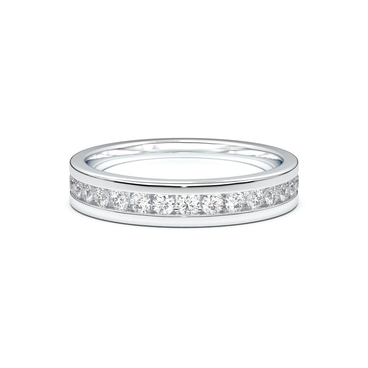 Channel-Set Diamond Men's Band