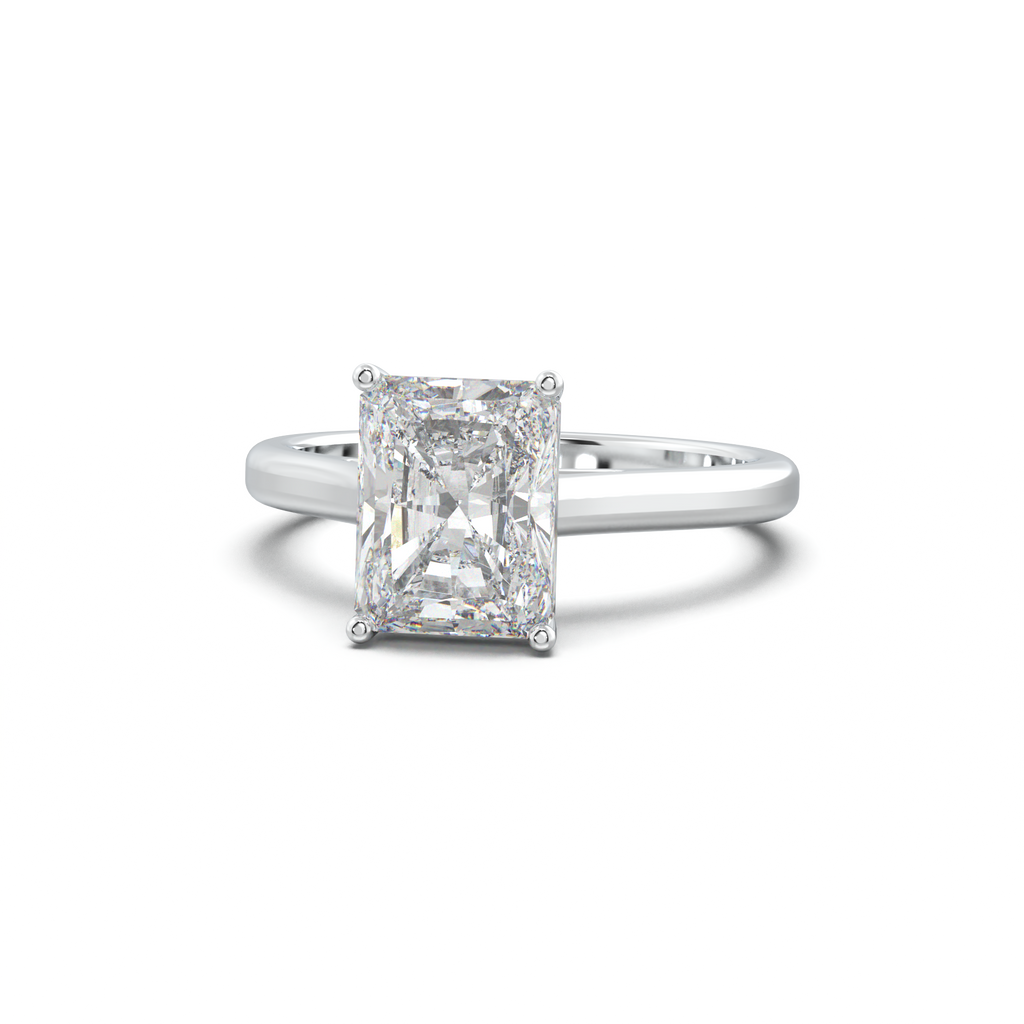 Radiant Solitaire Engagement Ring