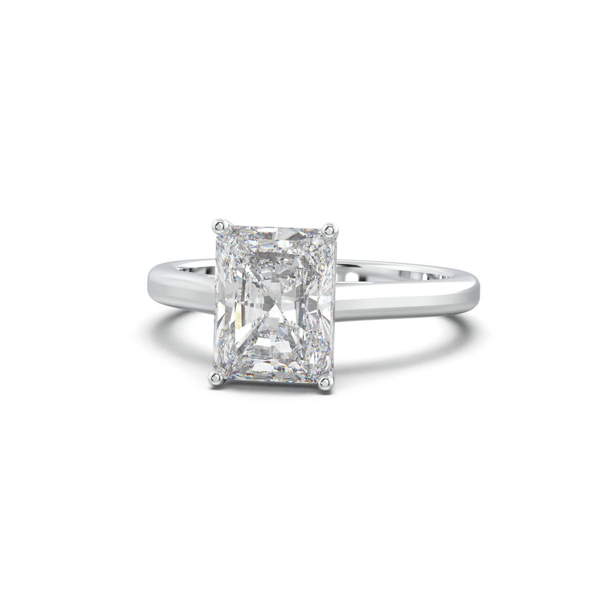 Radiant Solitaire Engagement Ring