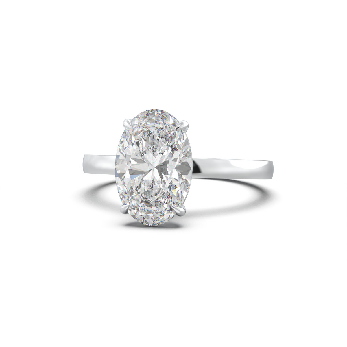 Oval Solitaire Engagement Ring