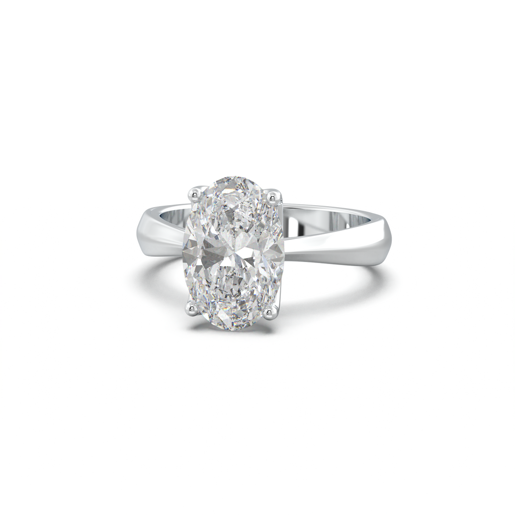 Oval Solitaire Engagement Ring