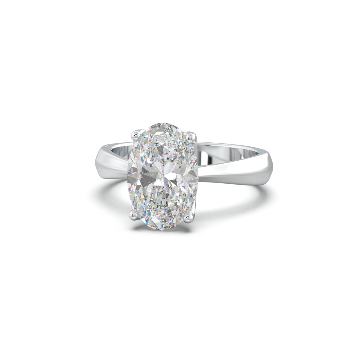 Oval Solitaire Engagement Ring