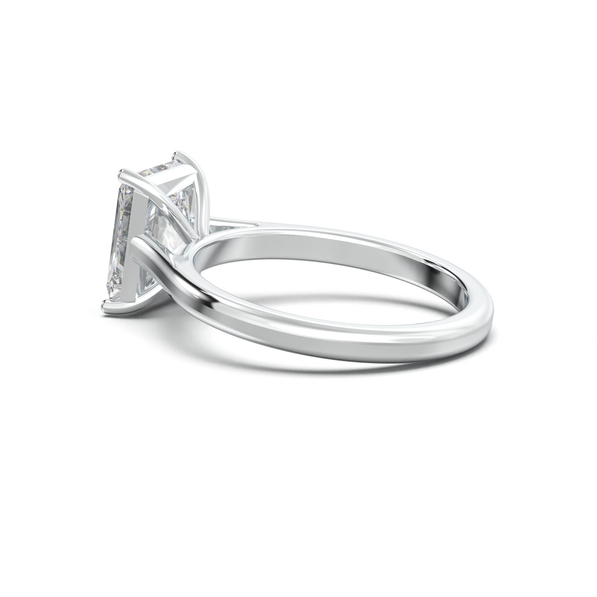 Radiant Solitaire Engagement Ring