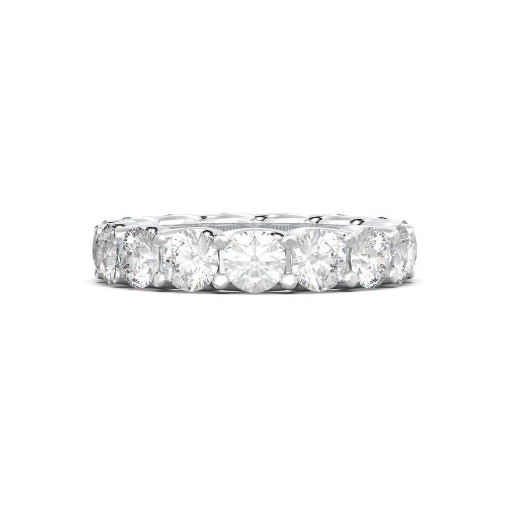 Round Eternity Wedding Band
