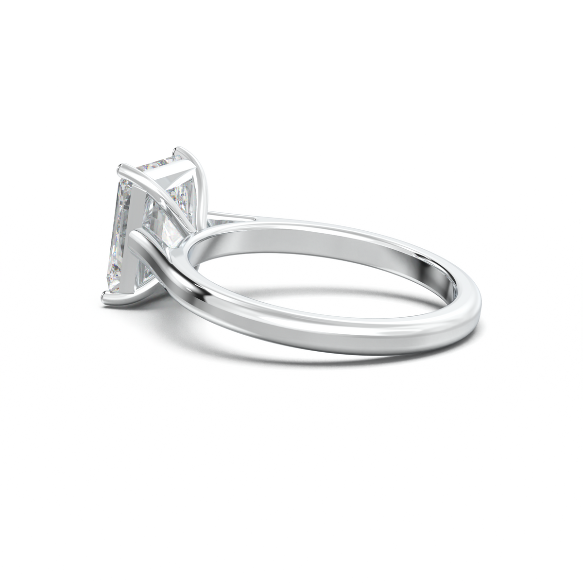 Radiant Solitaire Engagement Ring