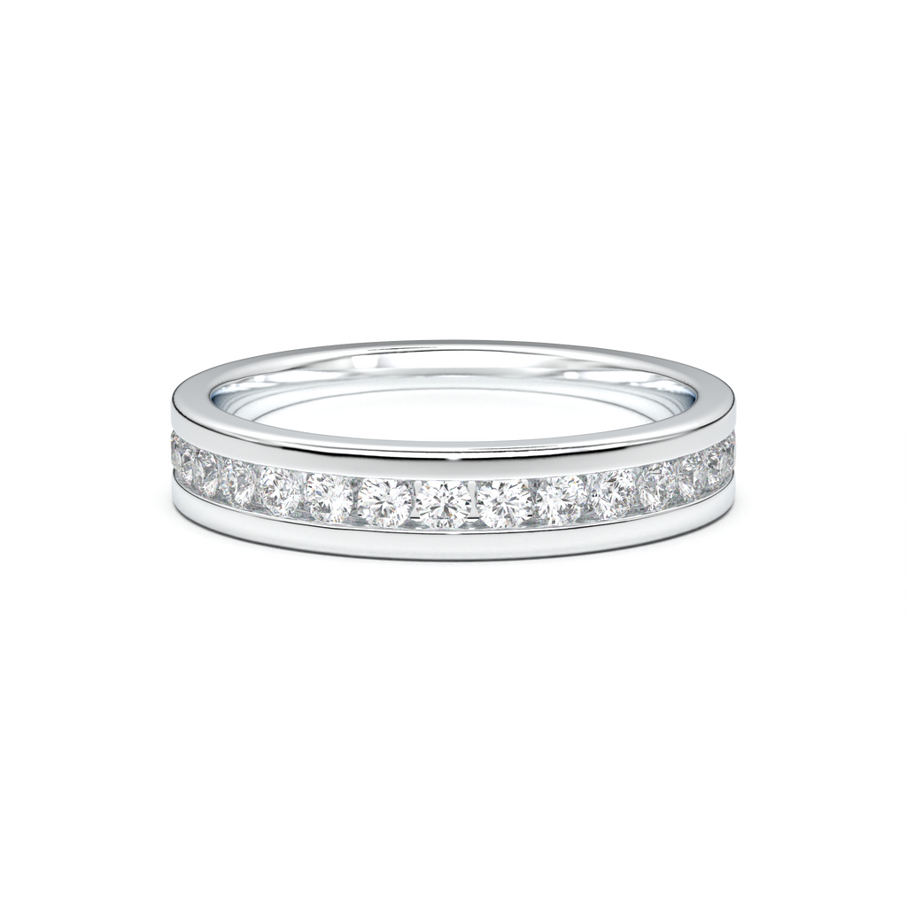Channel-Set Diamond Men's Band