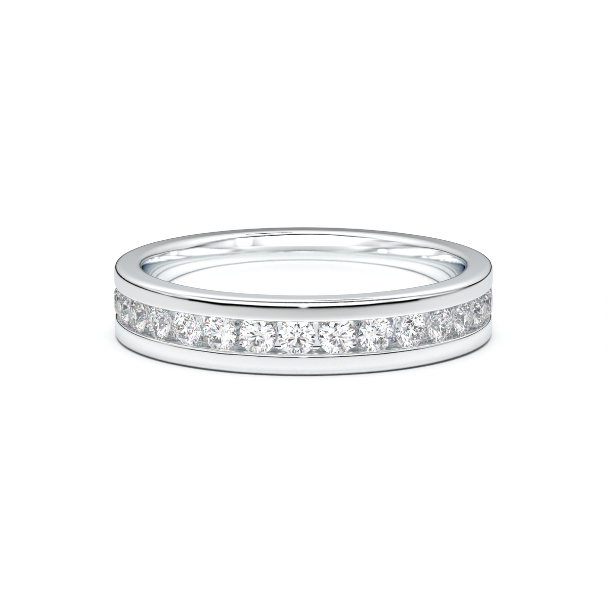 Channel-Set Diamond Men's Band