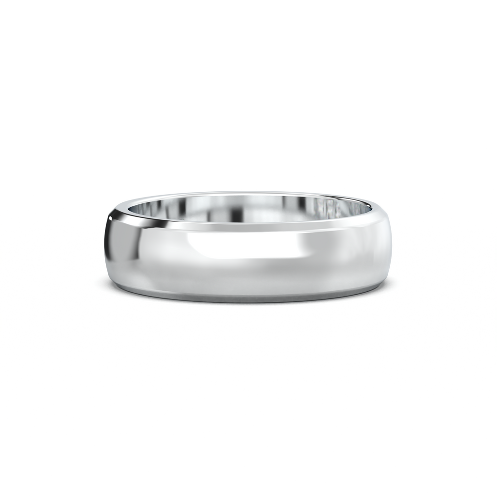 Three-Emerald Inlay Men's Band