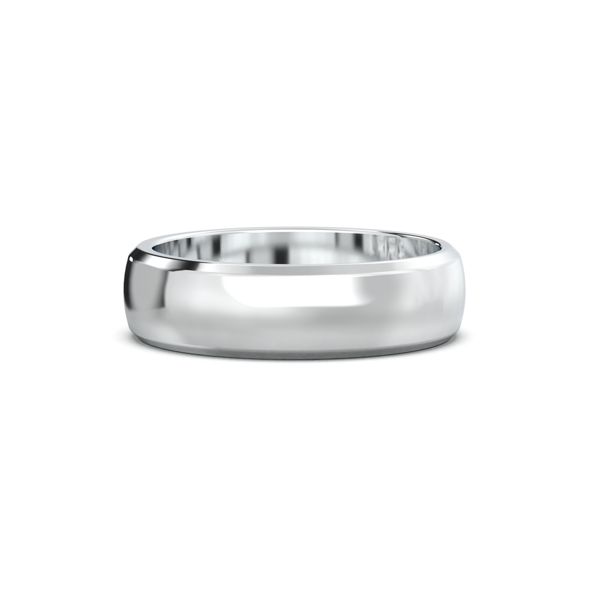 Three-Emerald Inlay Men's Band