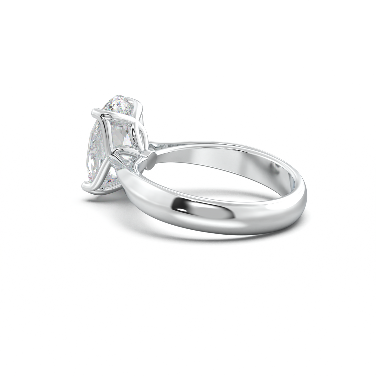 Oval Solitaire Engagement Ring