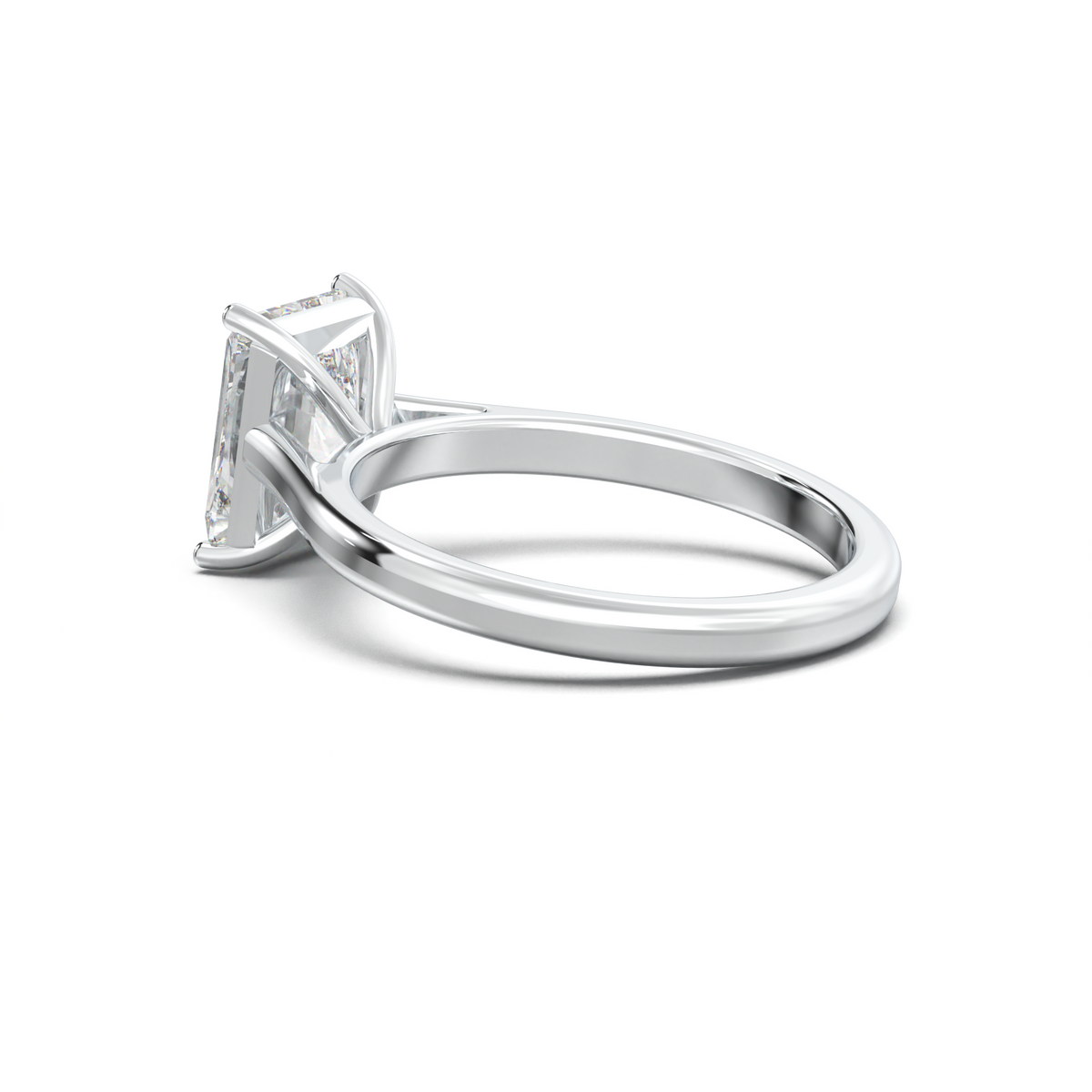 Radiant Solitaire Engagement Ring