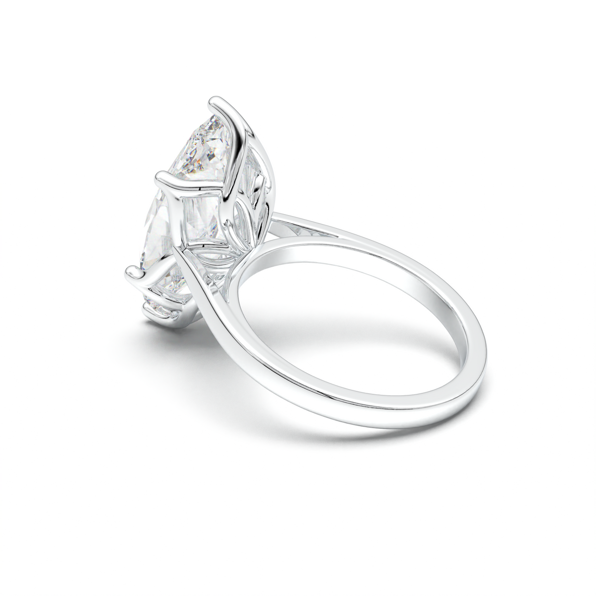 Marquise Solitaire Engagement Ring