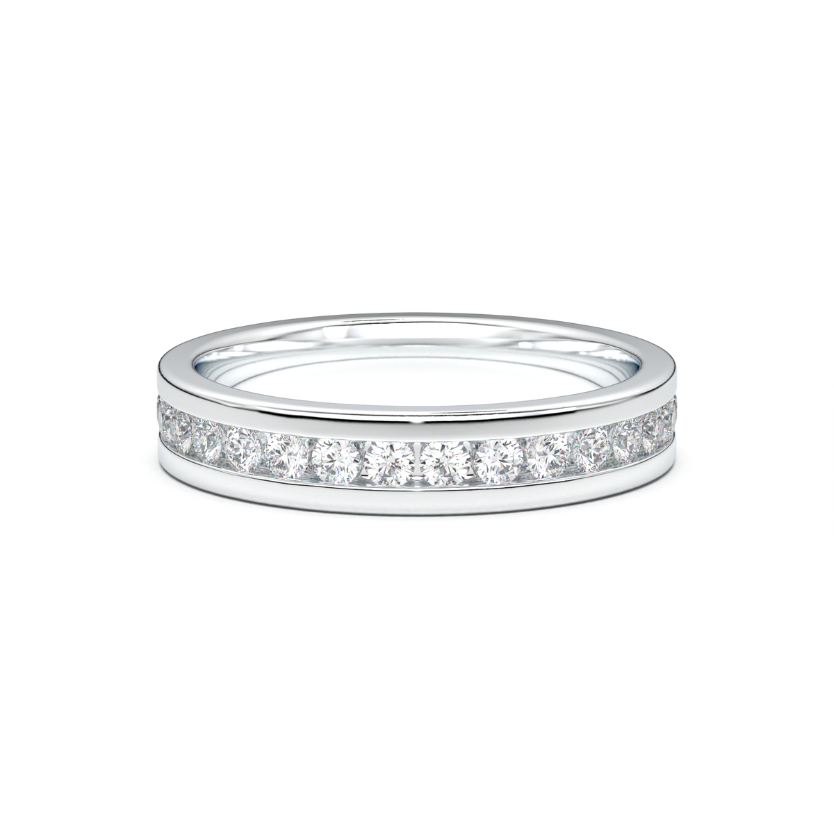 Channel-Set Diamond Men's Band