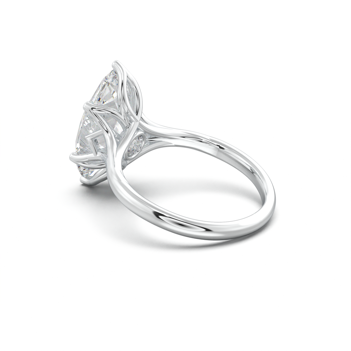 Marquise Solitaire with Hidden Diamond Accent