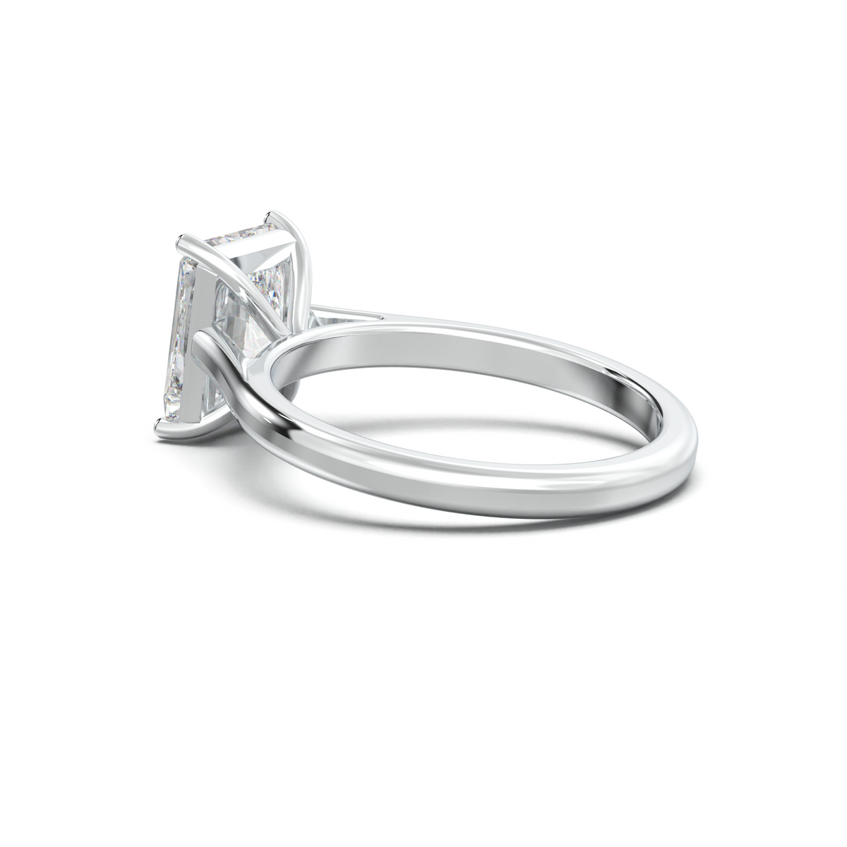 Radiant Solitaire Engagement Ring