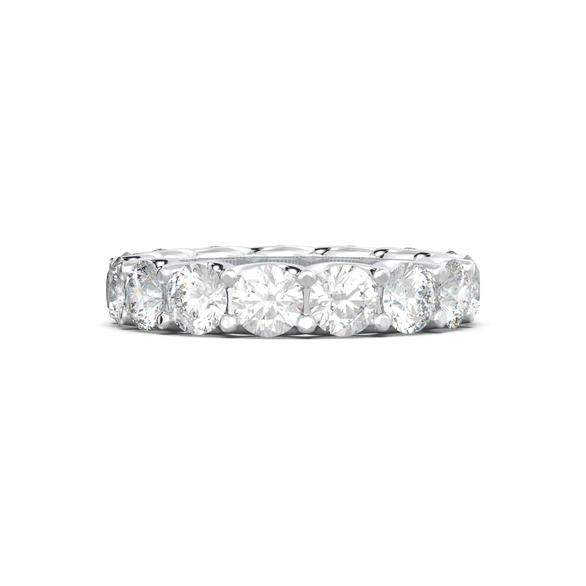 Round Eternity Wedding Band