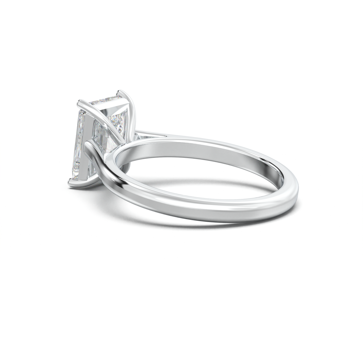 Radiant Solitaire Engagement Ring