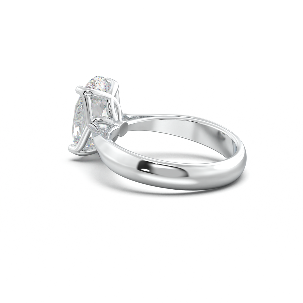 Oval Solitaire Engagement Ring