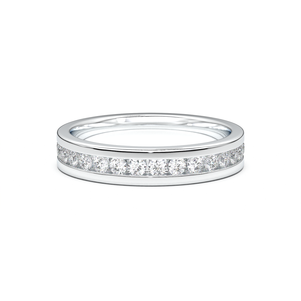 Channel-Set Diamond Men's Band